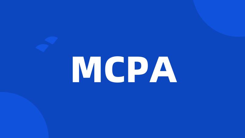 MCPA