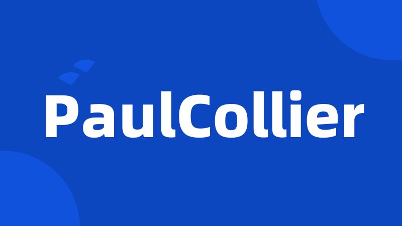 PaulCollier