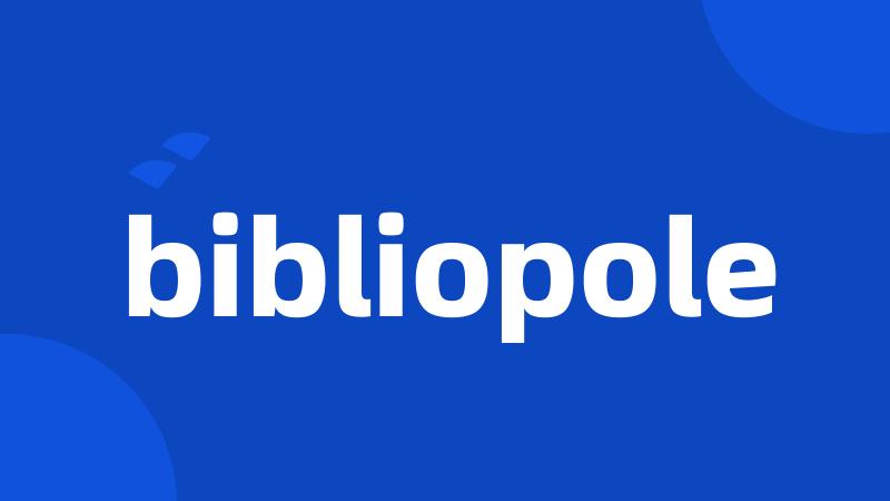 bibliopole