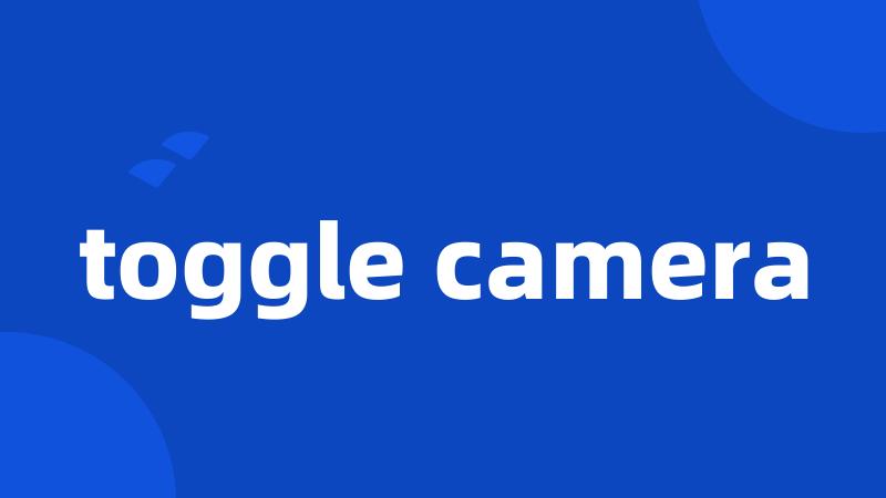 toggle camera