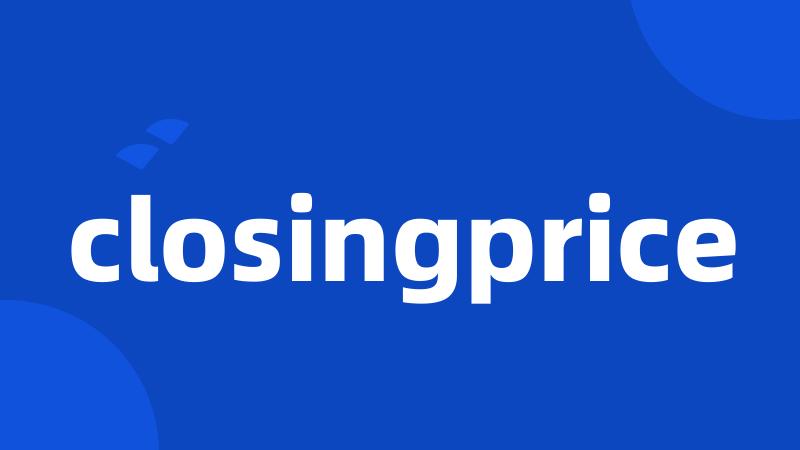 closingprice