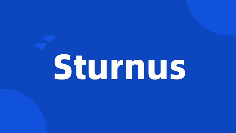 Sturnus