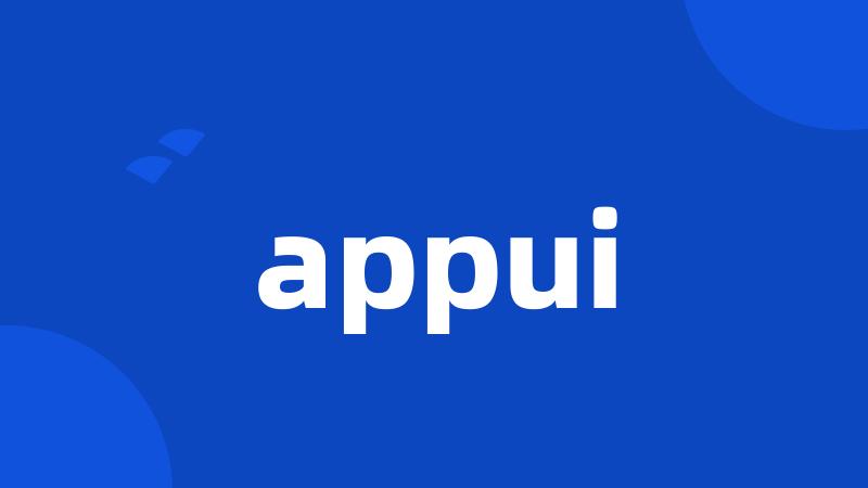 appui