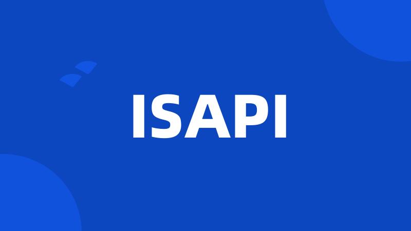 ISAPI