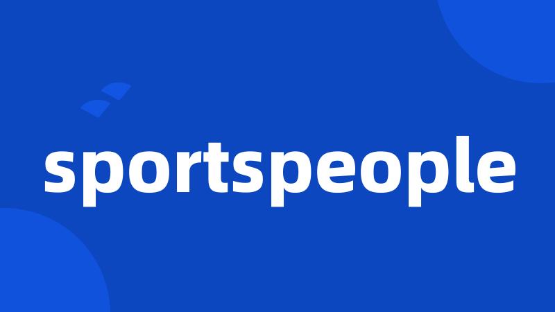 sportspeople