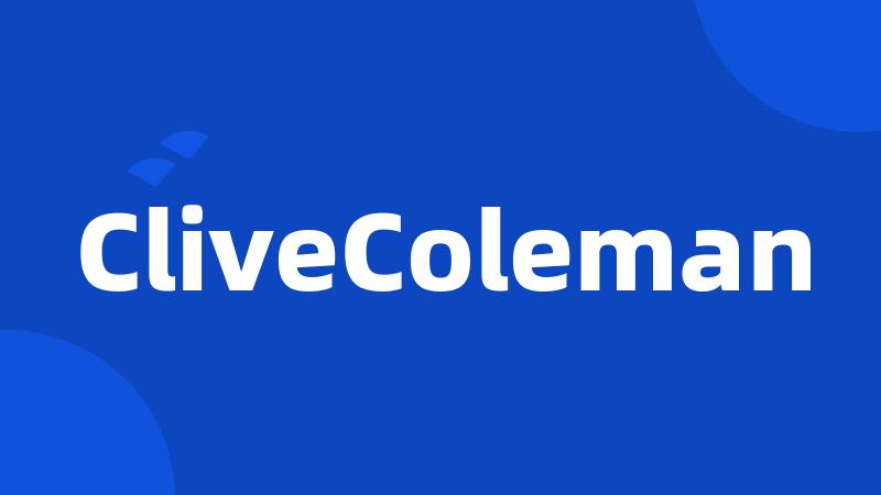 CliveColeman