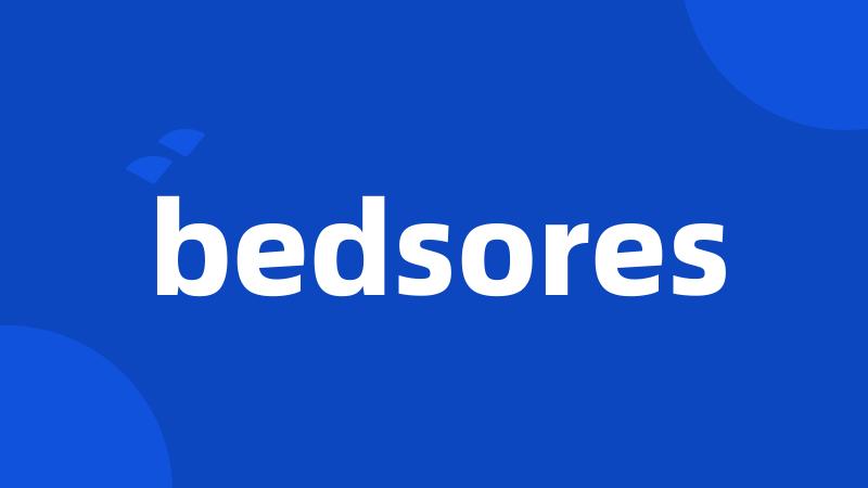 bedsores