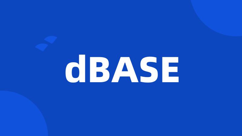 dBASE