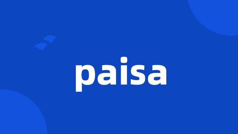 paisa