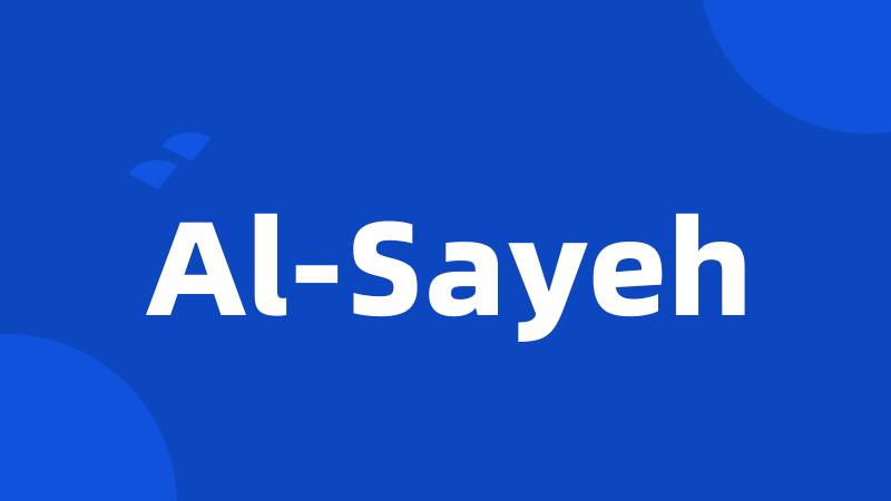 Al-Sayeh