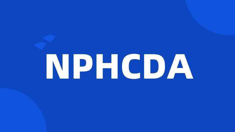 NPHCDA