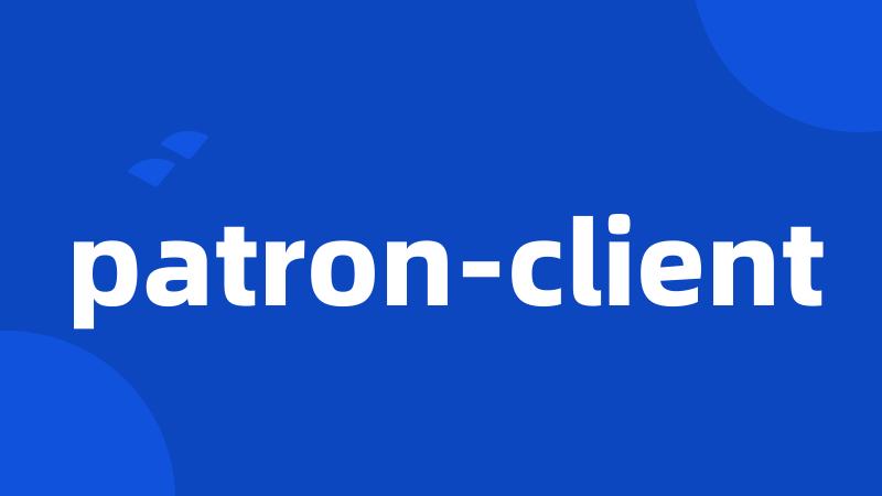 patron-client