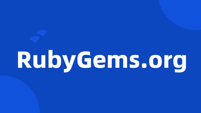 RubyGems.org