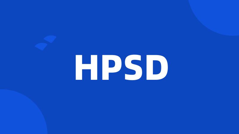 HPSD