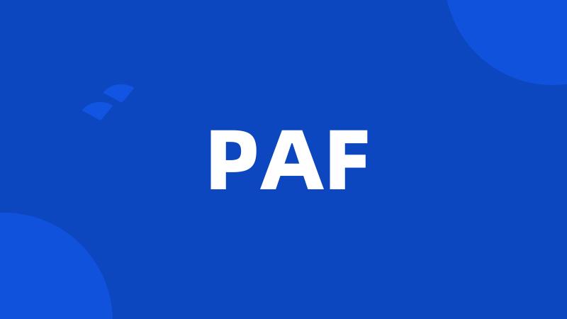 PAF