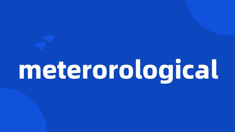 meterorological