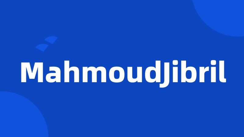 MahmoudJibril