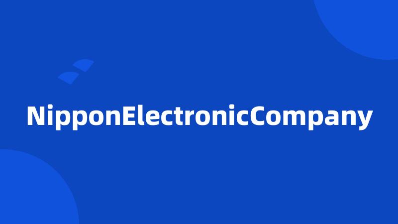 NipponElectronicCompany