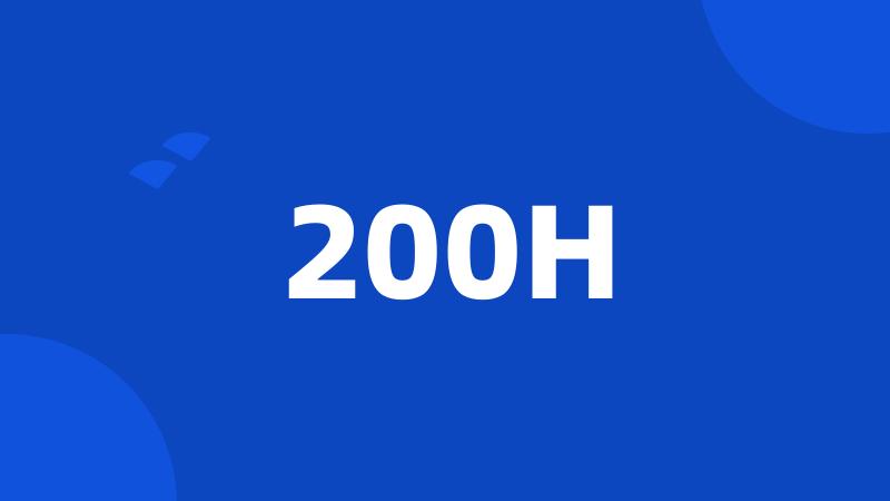 200H