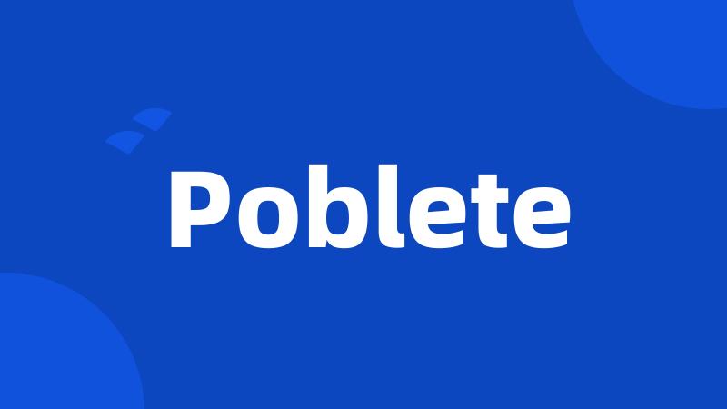 Poblete