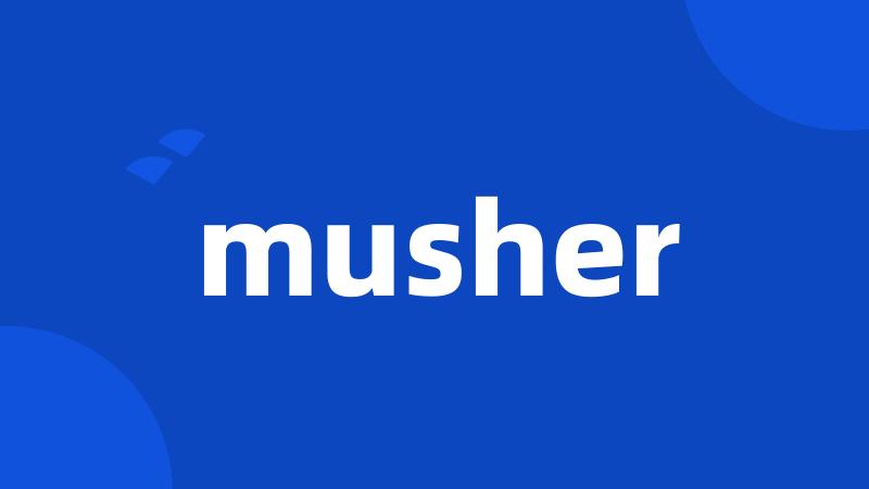 musher