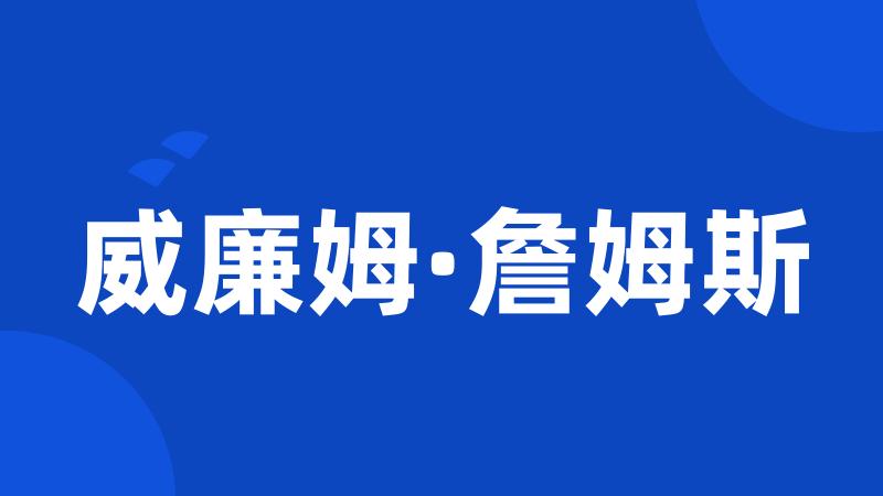 威廉姆·詹姆斯