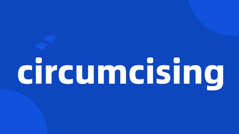 circumcising