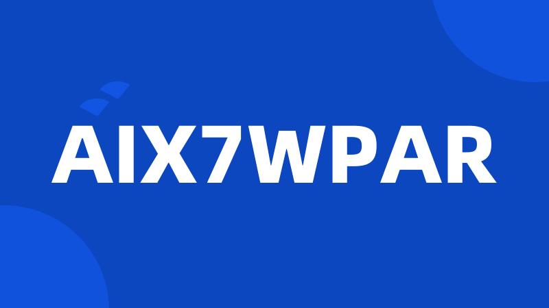 AIX7WPAR