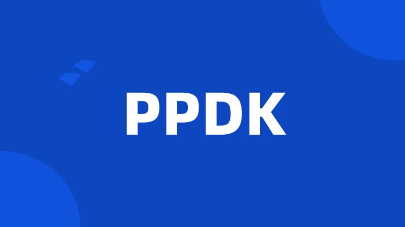 PPDK