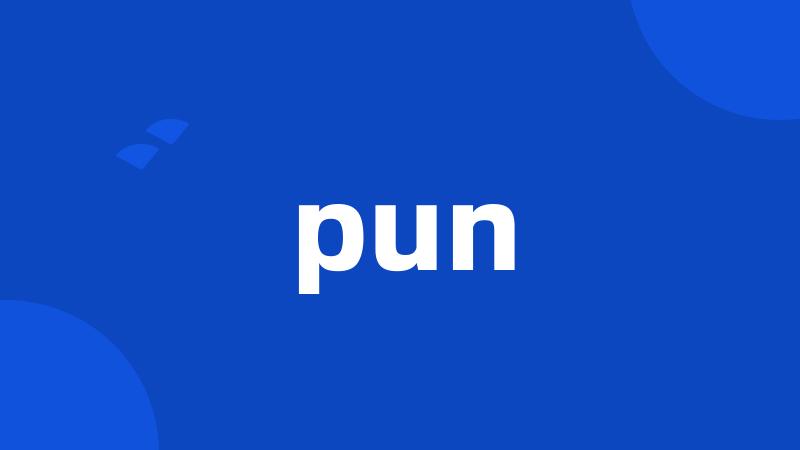 pun