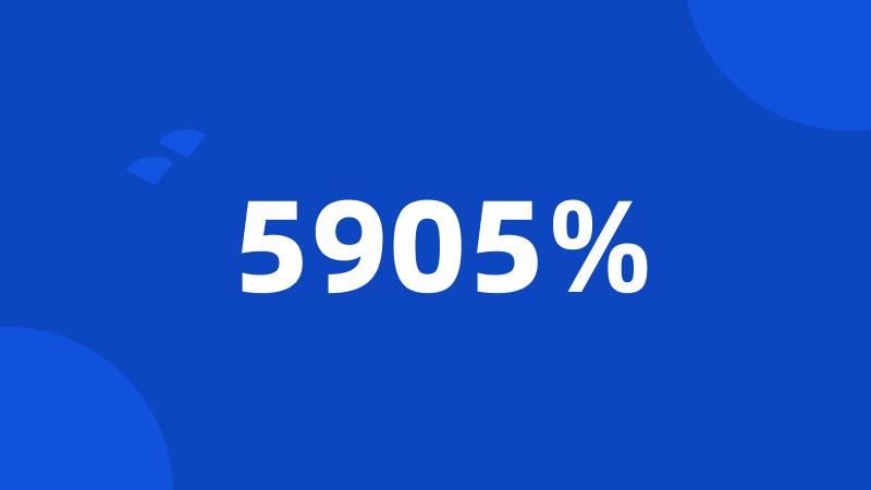 5905%