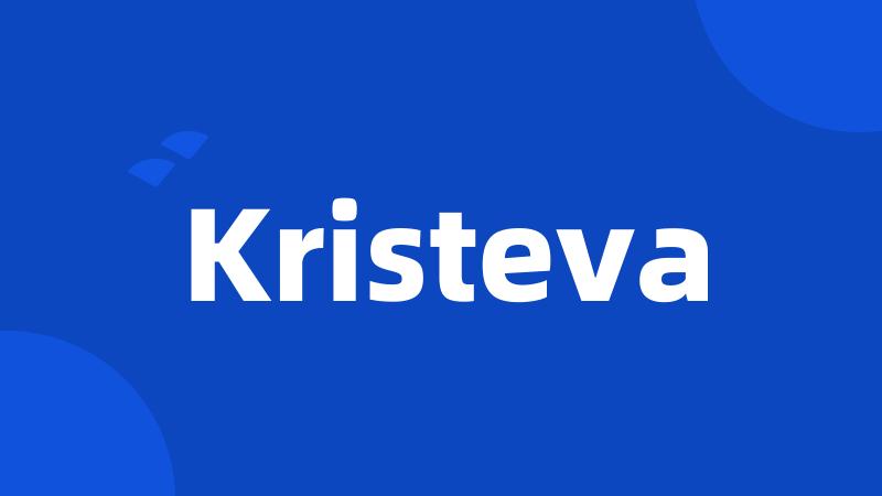 Kristeva