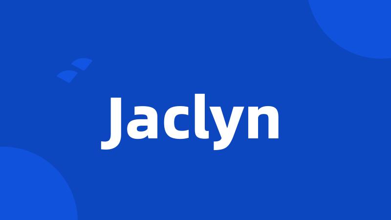 Jaclyn