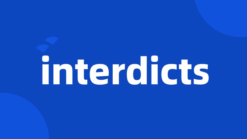 interdicts