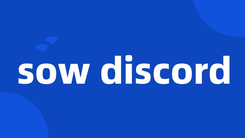 sow discord