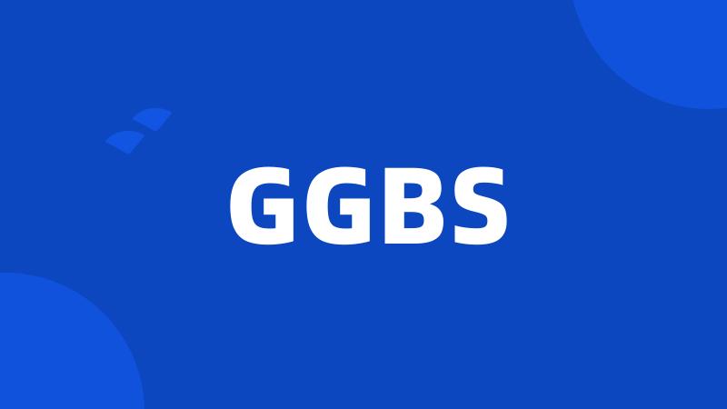 GGBS