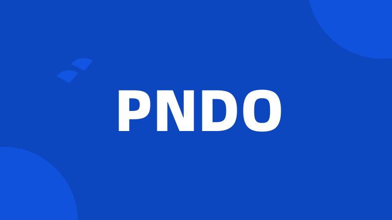 PNDO