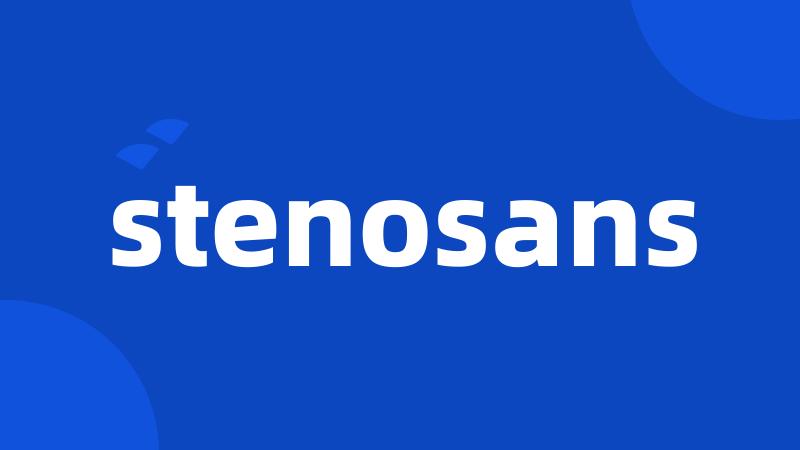 stenosans