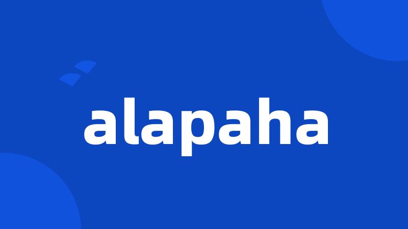 alapaha