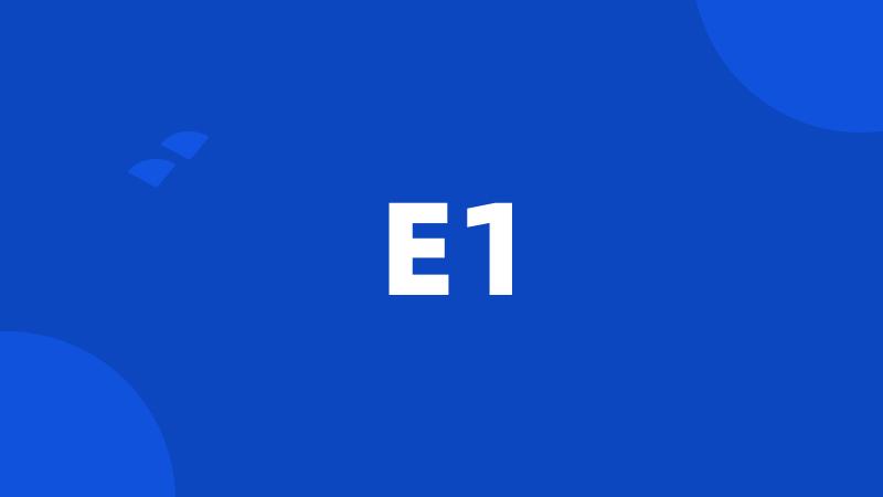 E1