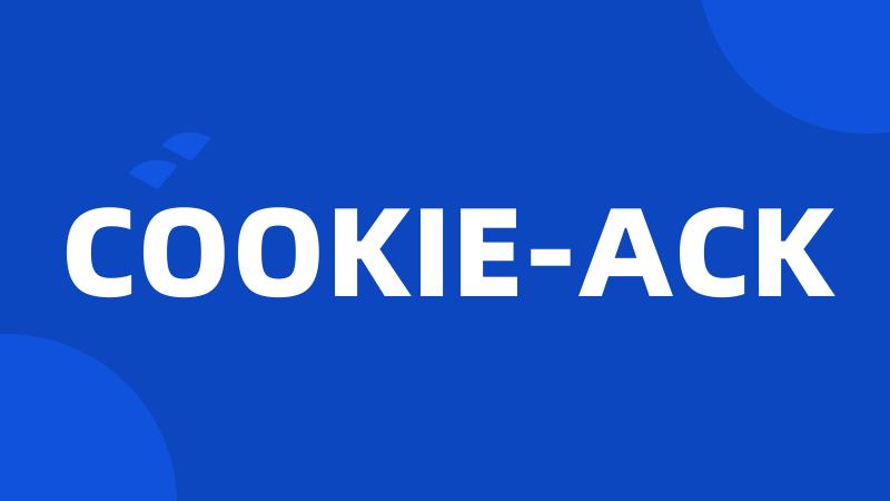 COOKIE-ACK