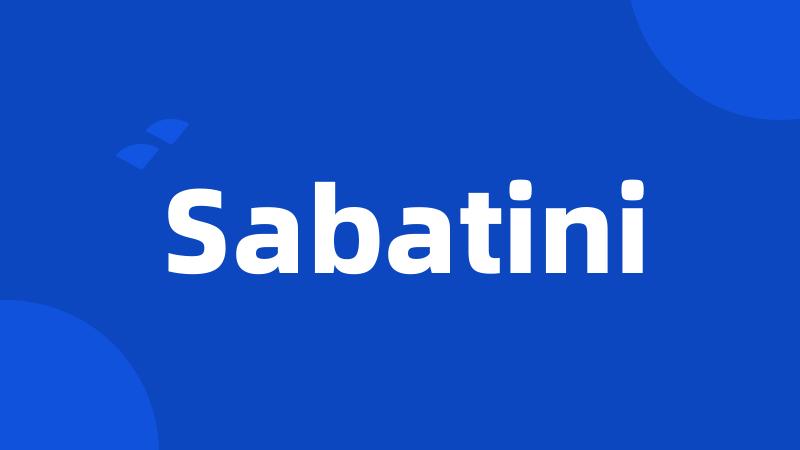 Sabatini