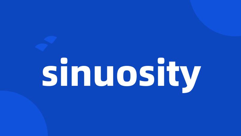 sinuosity