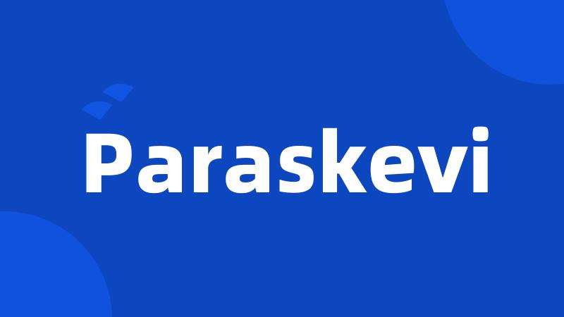 Paraskevi