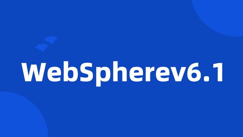 WebSpherev6.1