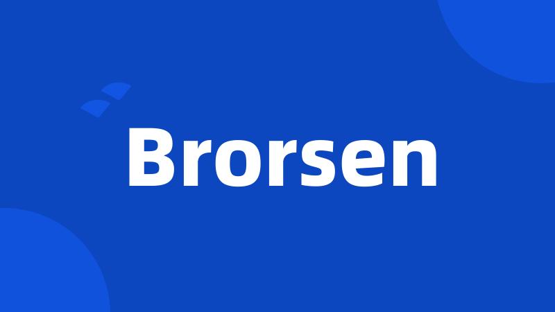 Brorsen