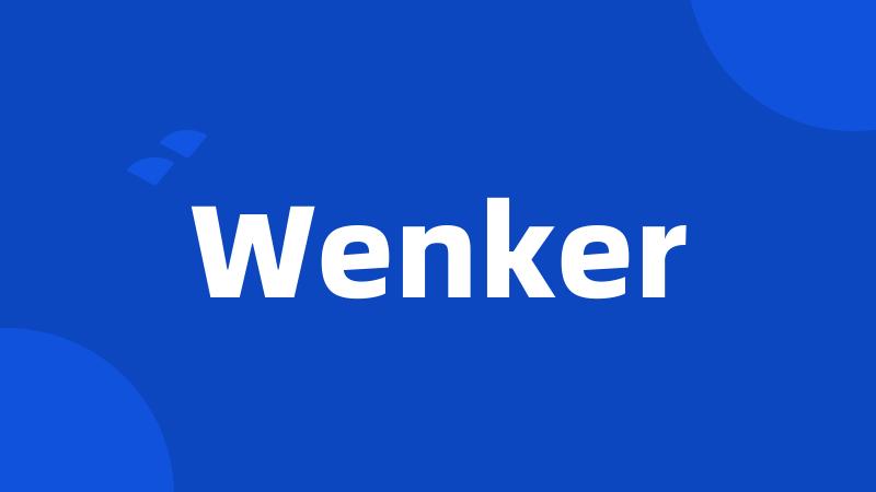 Wenker