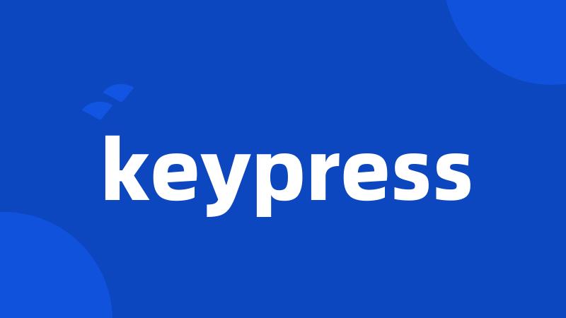 keypress
