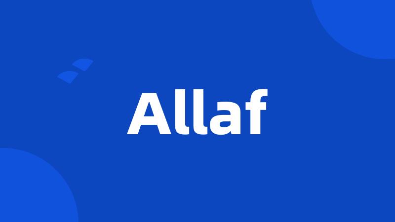 Allaf