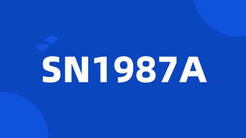 SN1987A